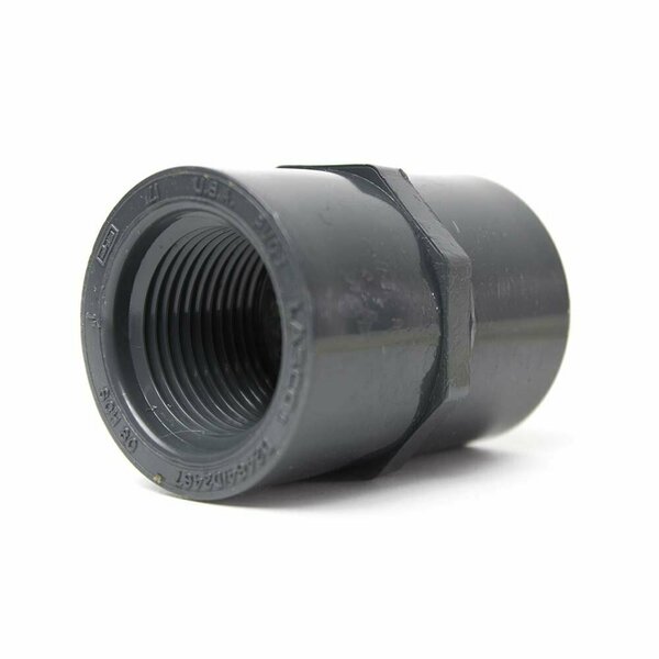 Thrifco Plumbing 1 Inch Slip x Threaded PVC Female Adapter SCH 80 8213052